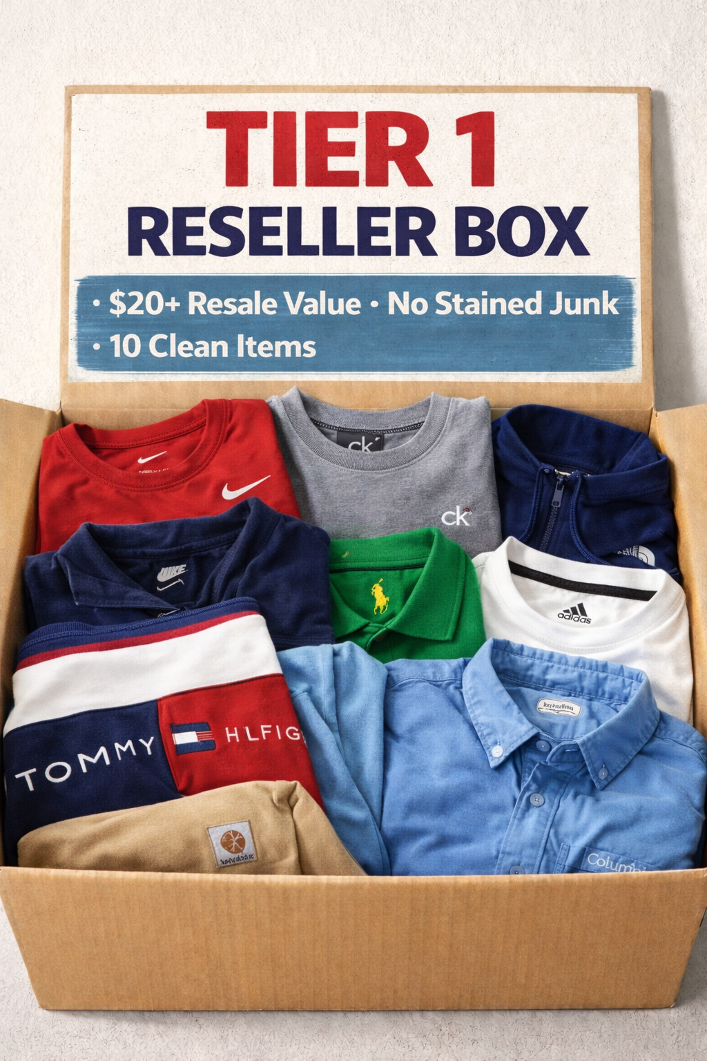 Tier 1 Reseller Inventory Box – 10 Items ($20+ Resale Value)